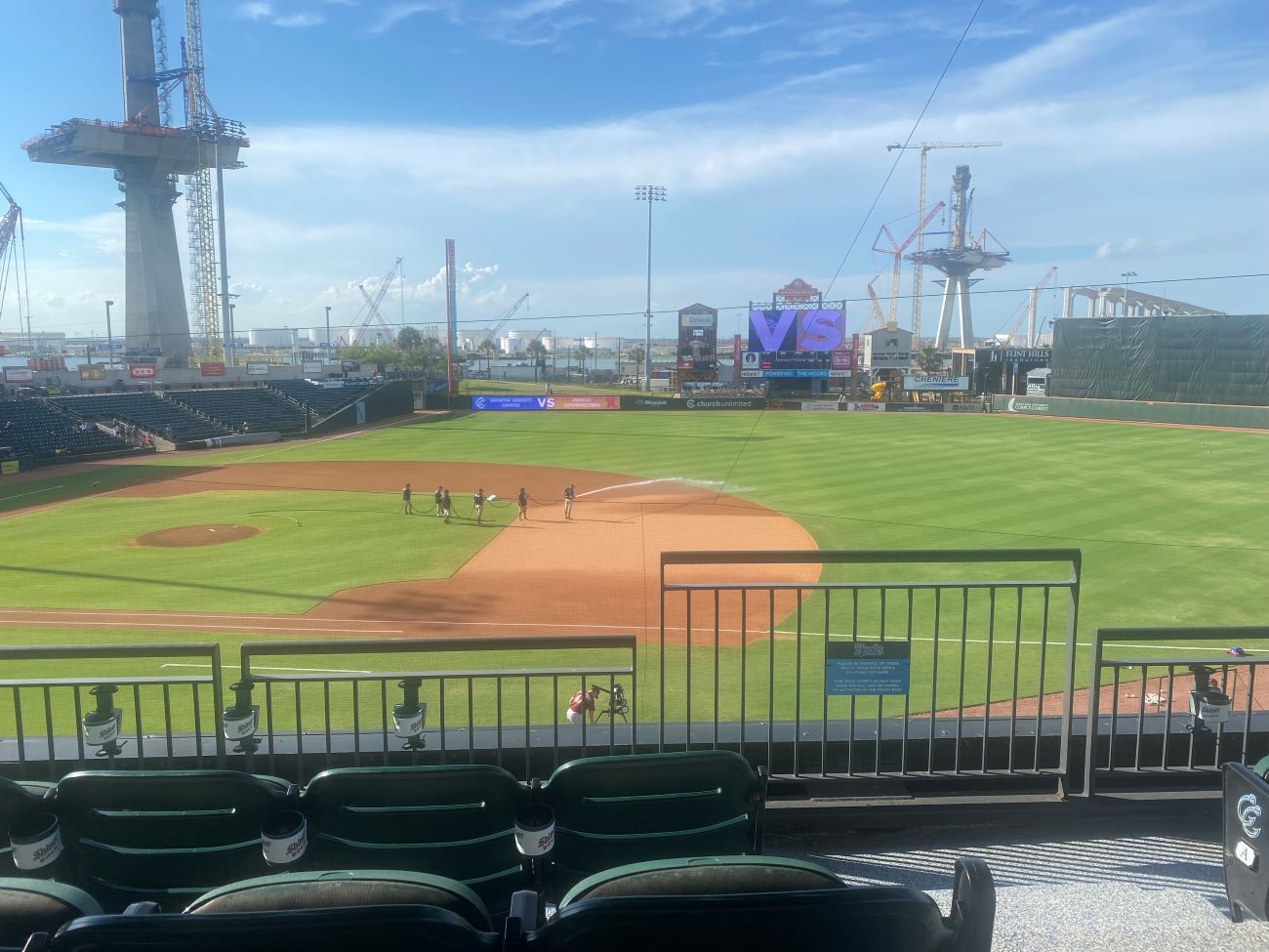 Fans enjoy Whataburger Fields improvements on Hooks' opening night